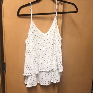 Polka dot tank top